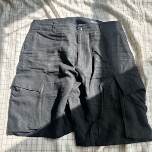 Men's Black Cargo Shorts